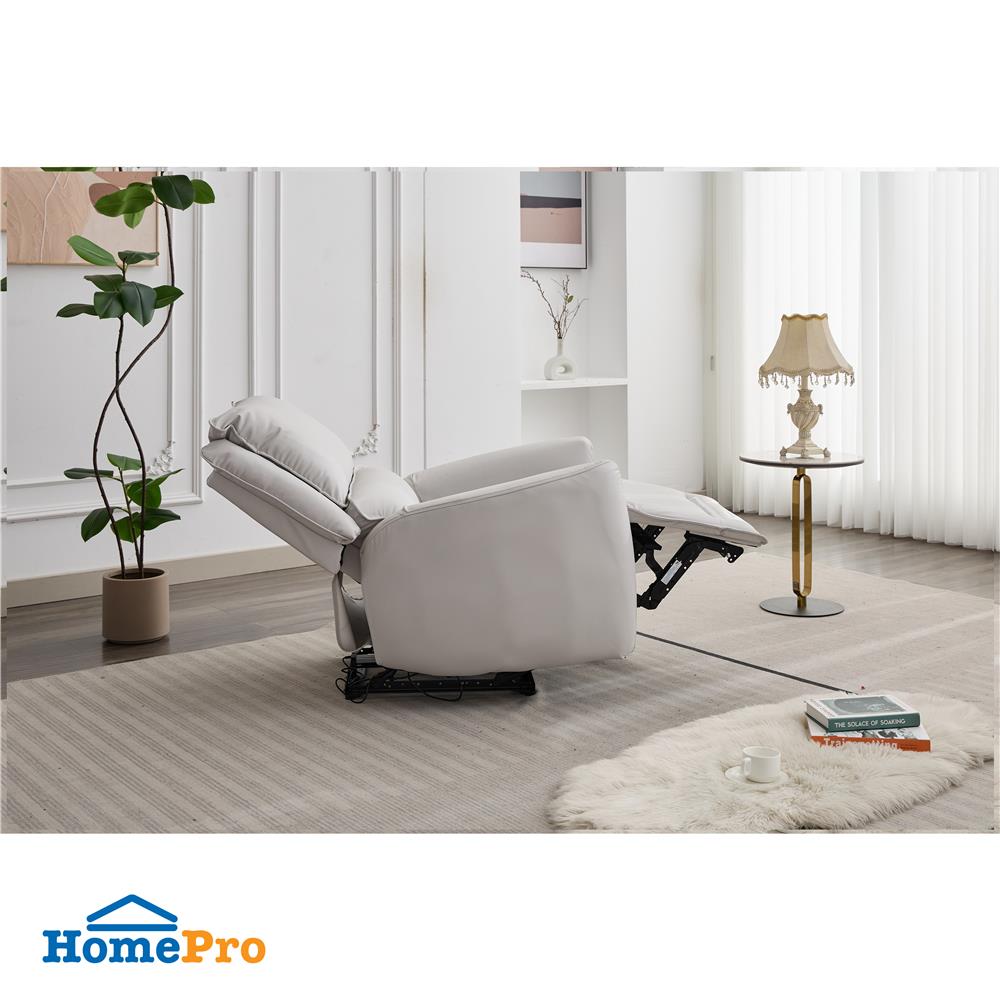 เก้าอี้ปรับนอนไฟฟ้า BENETTA DIVANO สีเทา