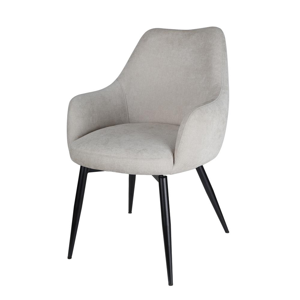 เก้าอี้ห้องอาหารหมุนได้ BENETTA WINSTON สีเทา