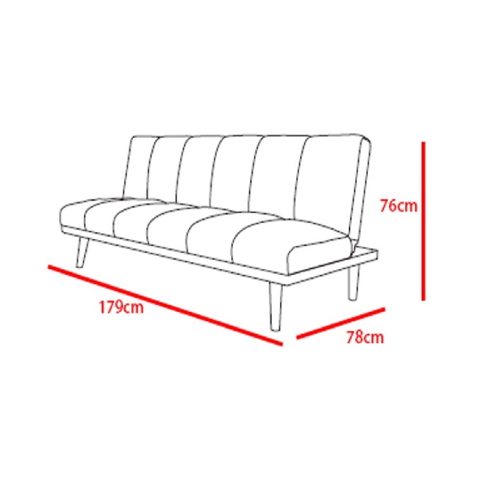 โซฟาเบด 2 ที่นั่ง FURDINI PISA สีเทา