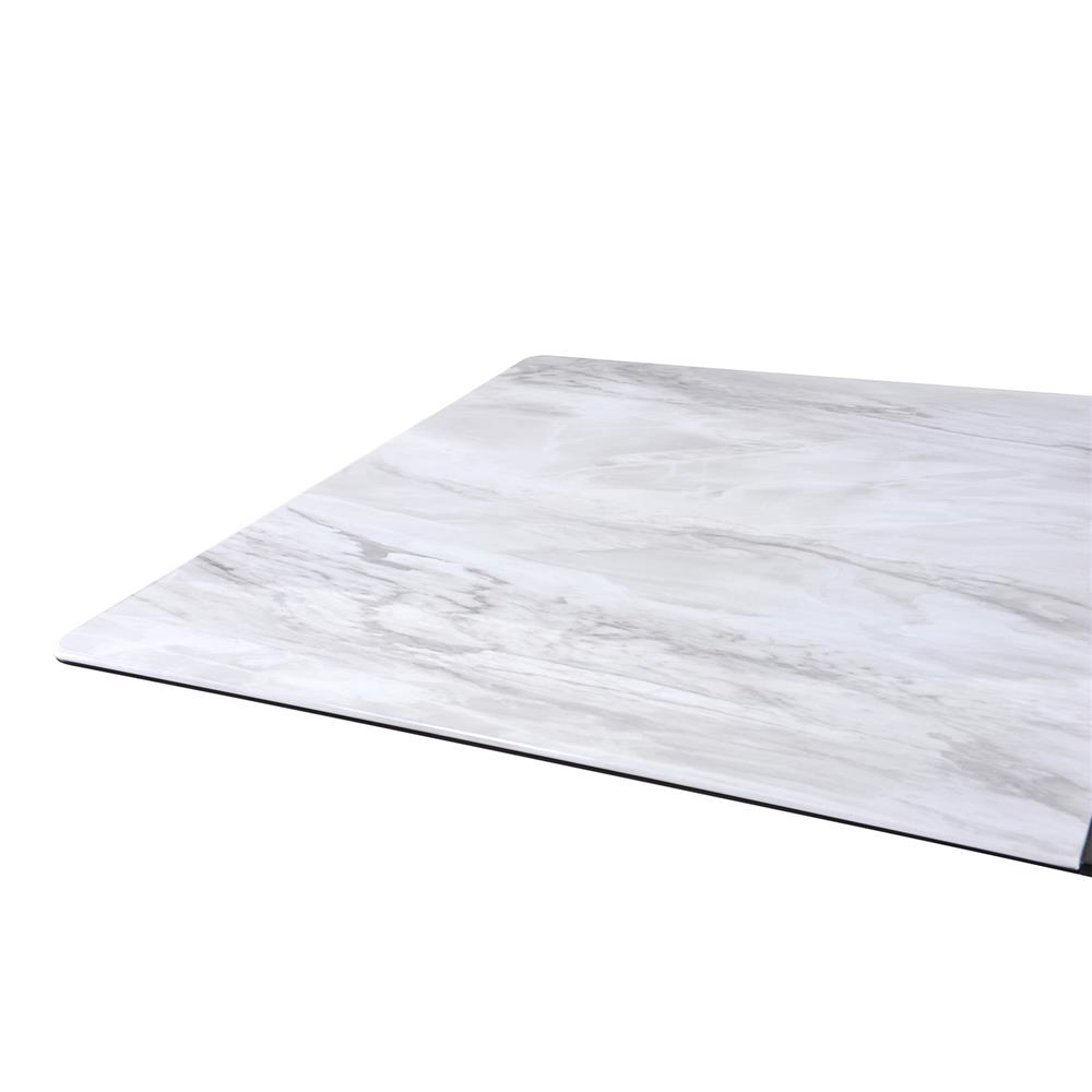 โต๊ะอาหารปรับขยาย BENETTA EXTEND 180-240 ซม. สีขาว/ดำ