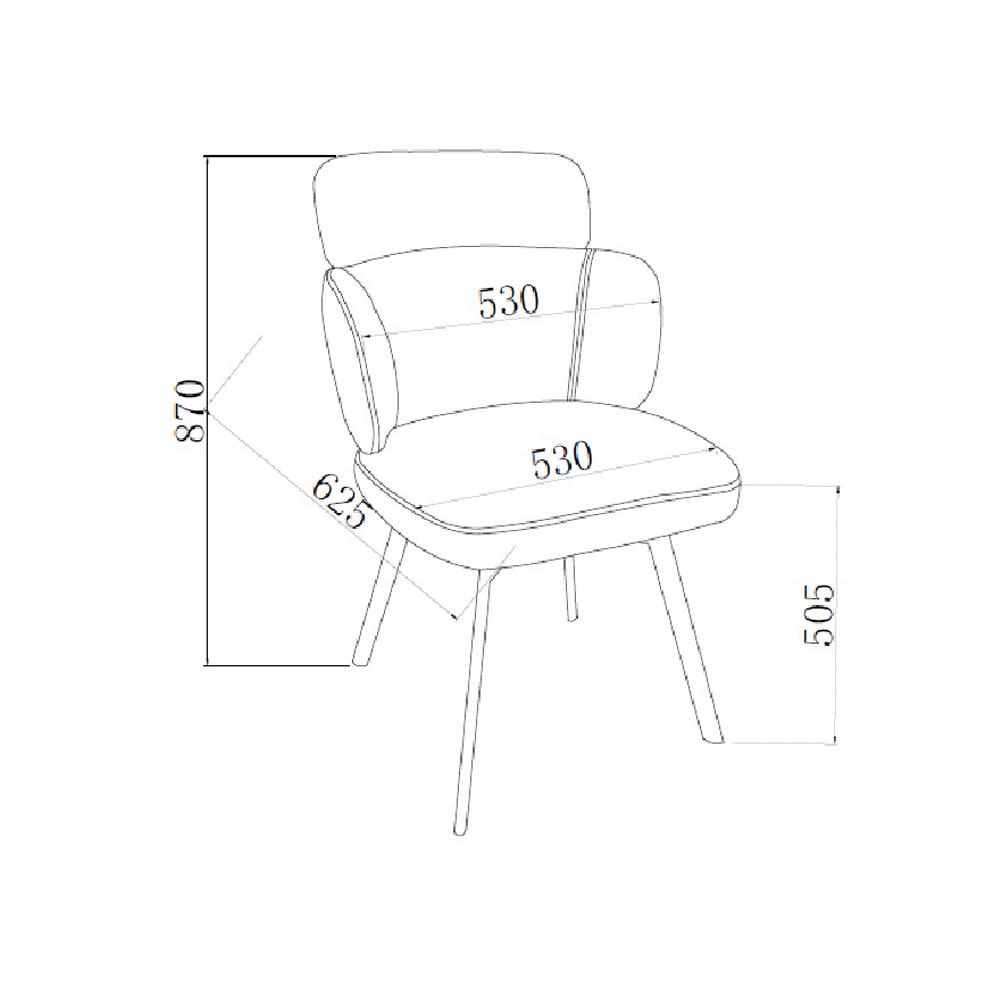 เก้าอี้ห้องอาหารหมุนได้ FURDINI FUMERO สี TAUPE