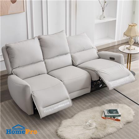 เก้าอี้ปรับนอนไฟฟ้า 3 ที่นั่ง BENETTA DIVANO สีเทา_10