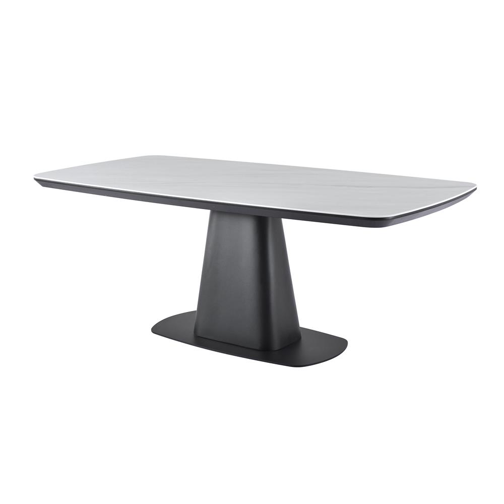 โต๊ะอาหาร BENETTA WINSTON 200 ซม. สีขาว/ดำ