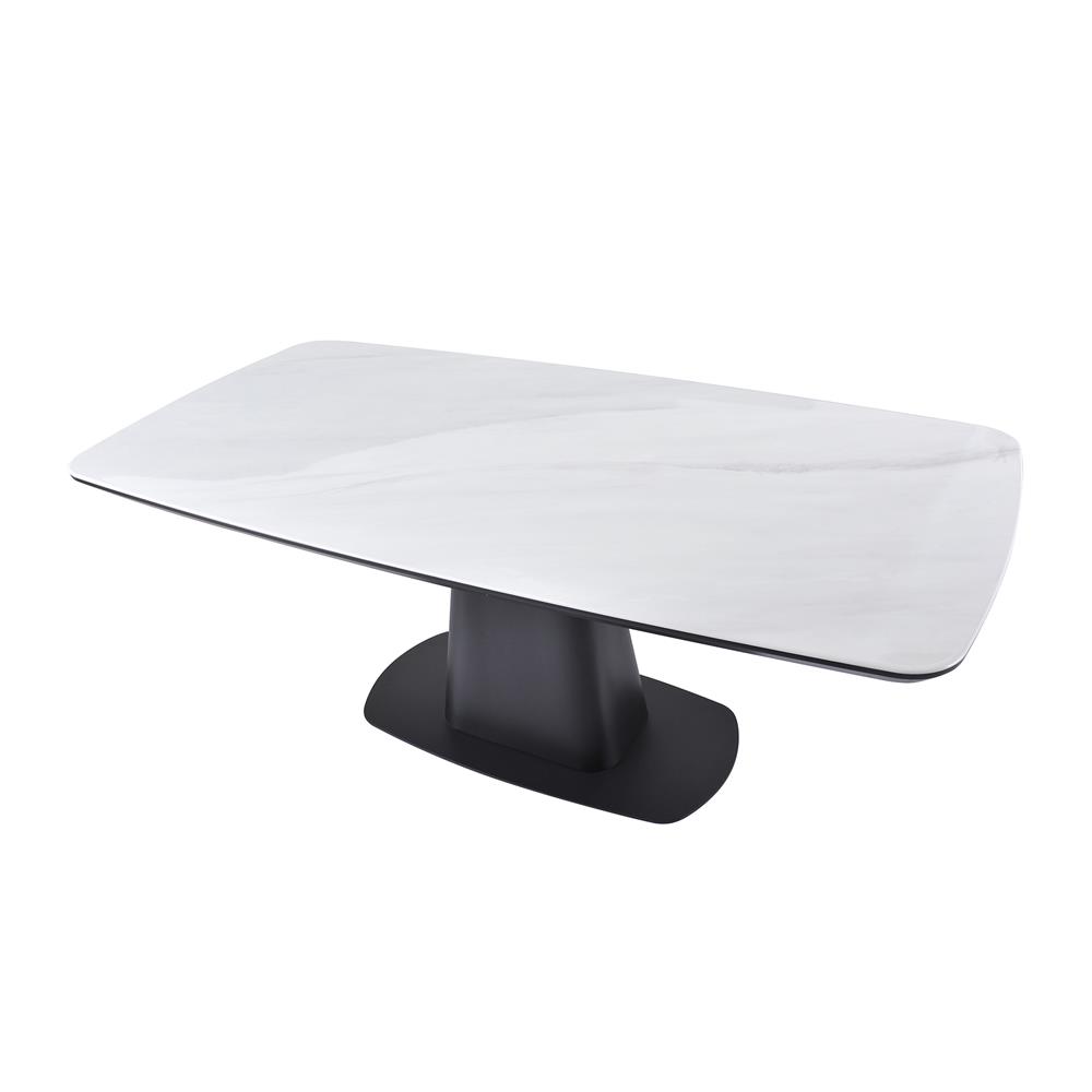 โต๊ะอาหาร BENETTA WINSTON 200 ซม. สีขาว/ดำ