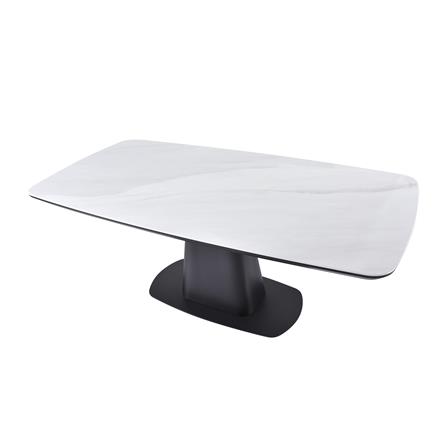 โต๊ะอาหาร BENETTA WINSTON 200 ซม. สีขาว/ดำ_1