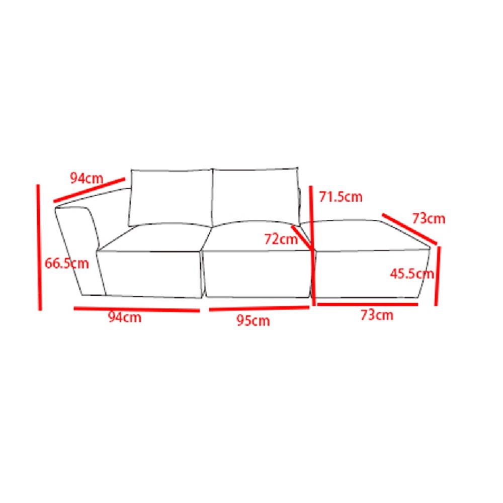 โซฟา 3 ที่นั่ง FURDINI MINION สีเบจ