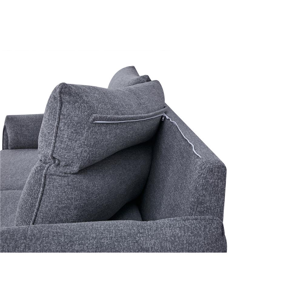 โซฟา 3 ที่นั่ง BENETTA AMALFI สีเทา