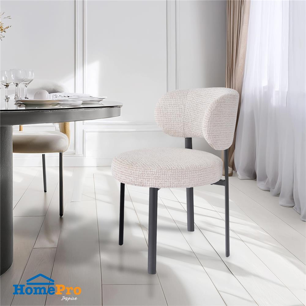 เก้าอี้ห้องอาหาร BENETTA CHARLIE สีเบจ