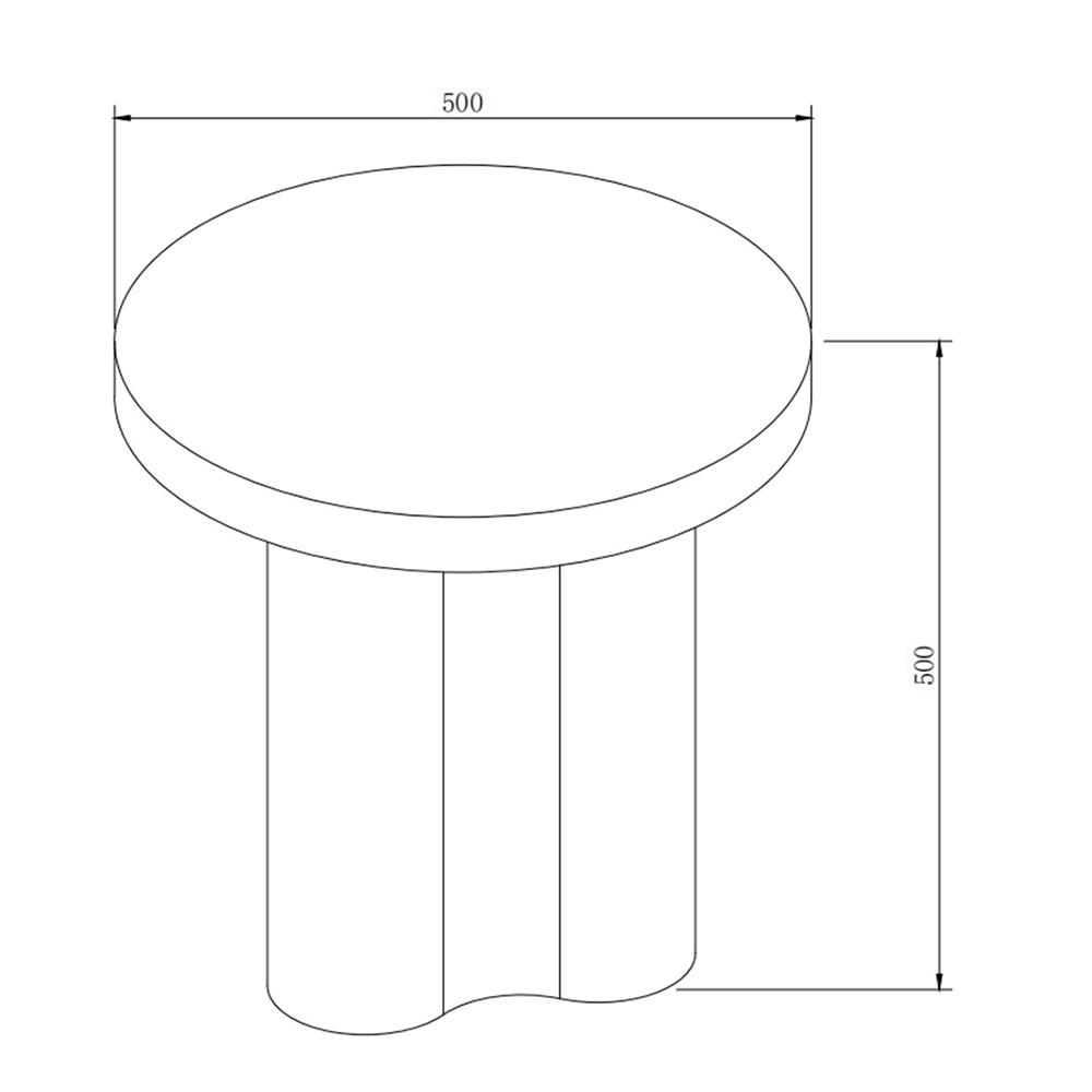 โต๊ะกลาง FURDINI FUMERO 50 ซม. สีน้ำตาล
