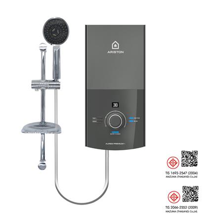 เครื่องทำน้ำอุ่น ARISTON AURES PREMIUM 4500 วัตต์ สีเทา_5