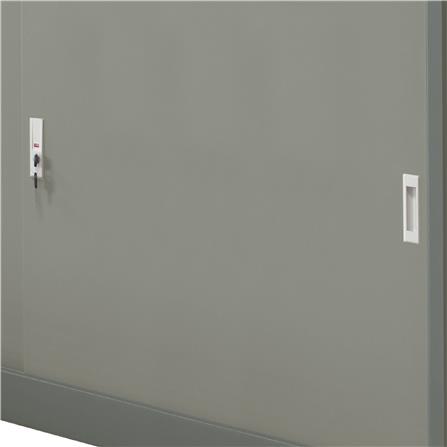 ตู้เหล็กบานเลื่อนทึบ WORKSCAPE ZDO-315 สีเทา_1