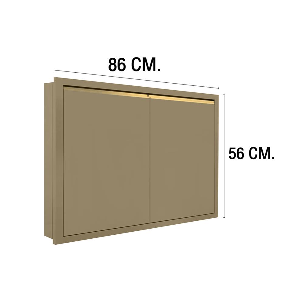 บานใต้เตา MJ ETERNITY 86x56 ซม. สี SAND BEIGE