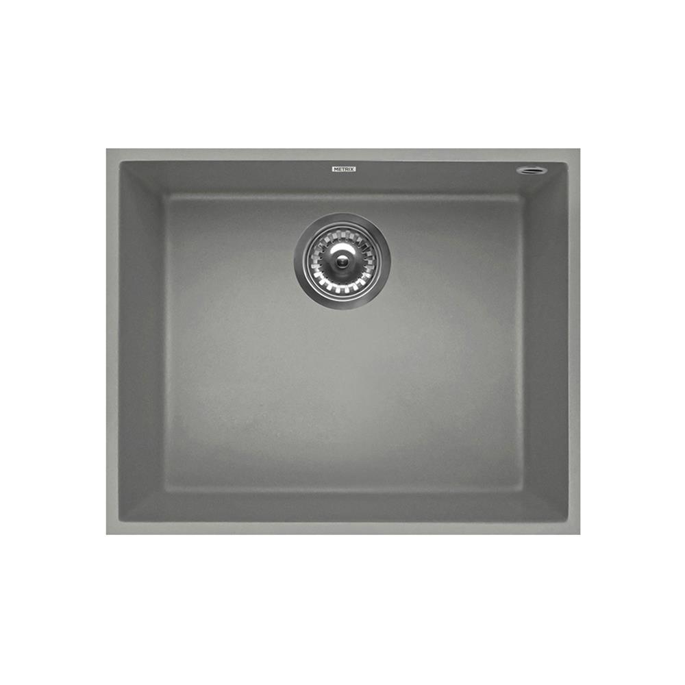 ซิงค์ฝัง 1 หลุม  METRIX KIN15UCE GY U 54 ซม.