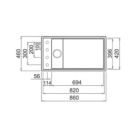 ซิงค์ฝัง 1 หลุม METRIX DIALOGO-STK83SET สีส้มอิฐ_10