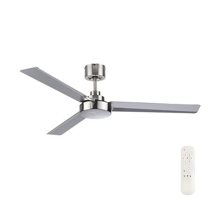 พัดลมไม่มีโคมไฟ MR.KEN 25-01898 52 นิ้ว สีเงิน_0