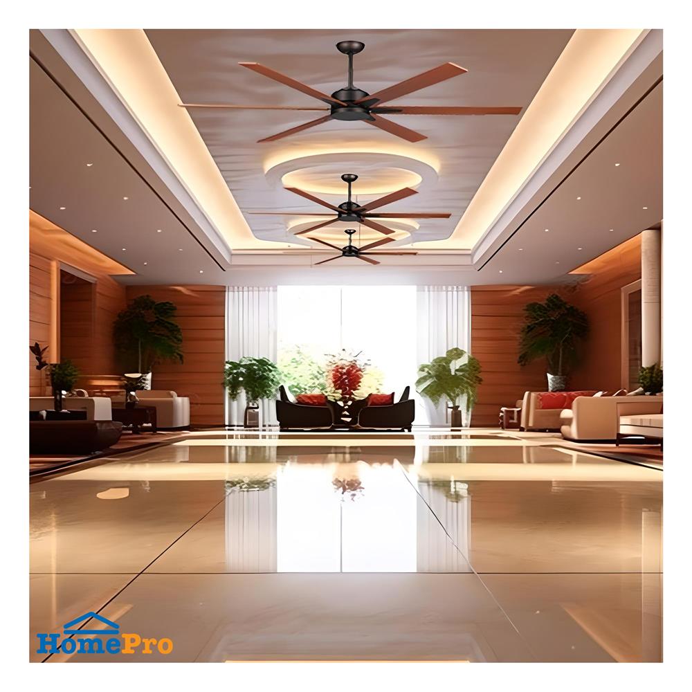 พัดลมไม่มีโคมไฟ MR.KEN 25-01902 72 นิ้ว สีน้ำตาลเข้ม