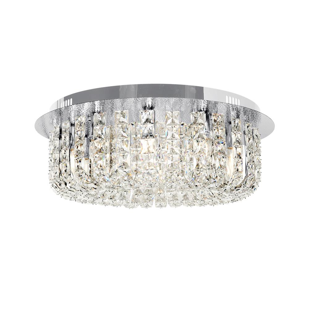 ไฟถาด L&E 01-03147 สีใส/เงิน 10 หัว