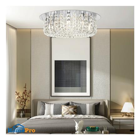 ไฟถาด L&E 01-03147 สีใส/เงิน 10 หัว_1