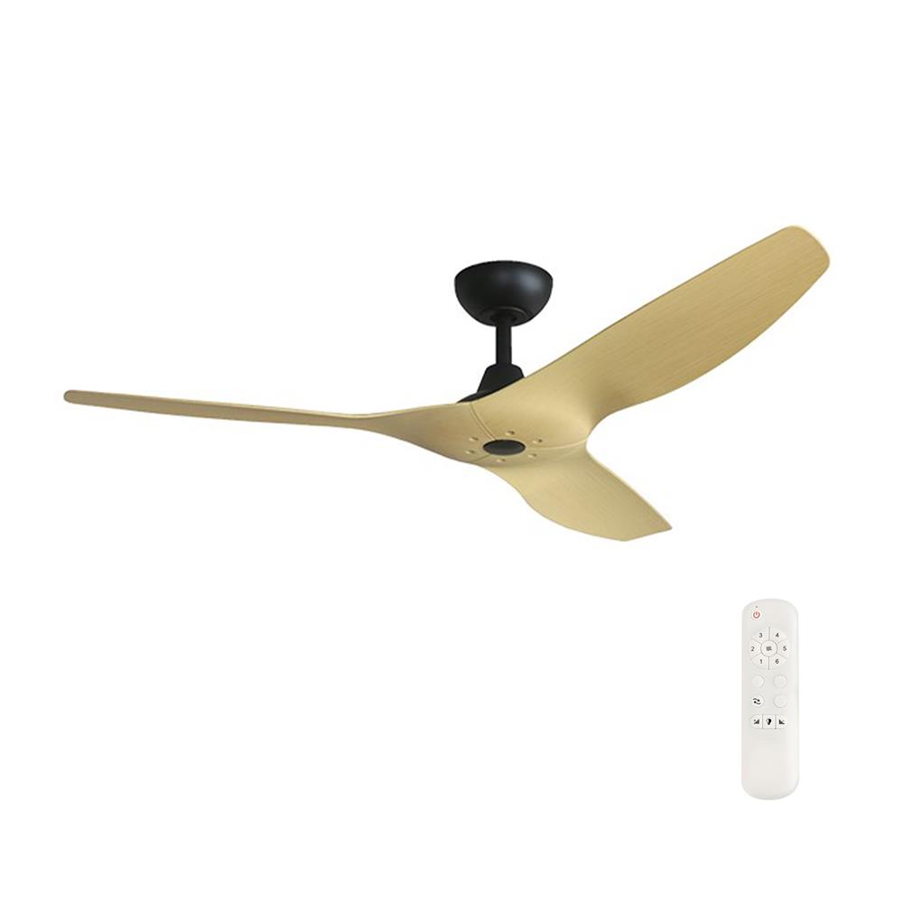 พัดลมไม่มีโคมไฟ MR.KEN 25-01890 52 นิ้ว สีดำ/น้ำตาล