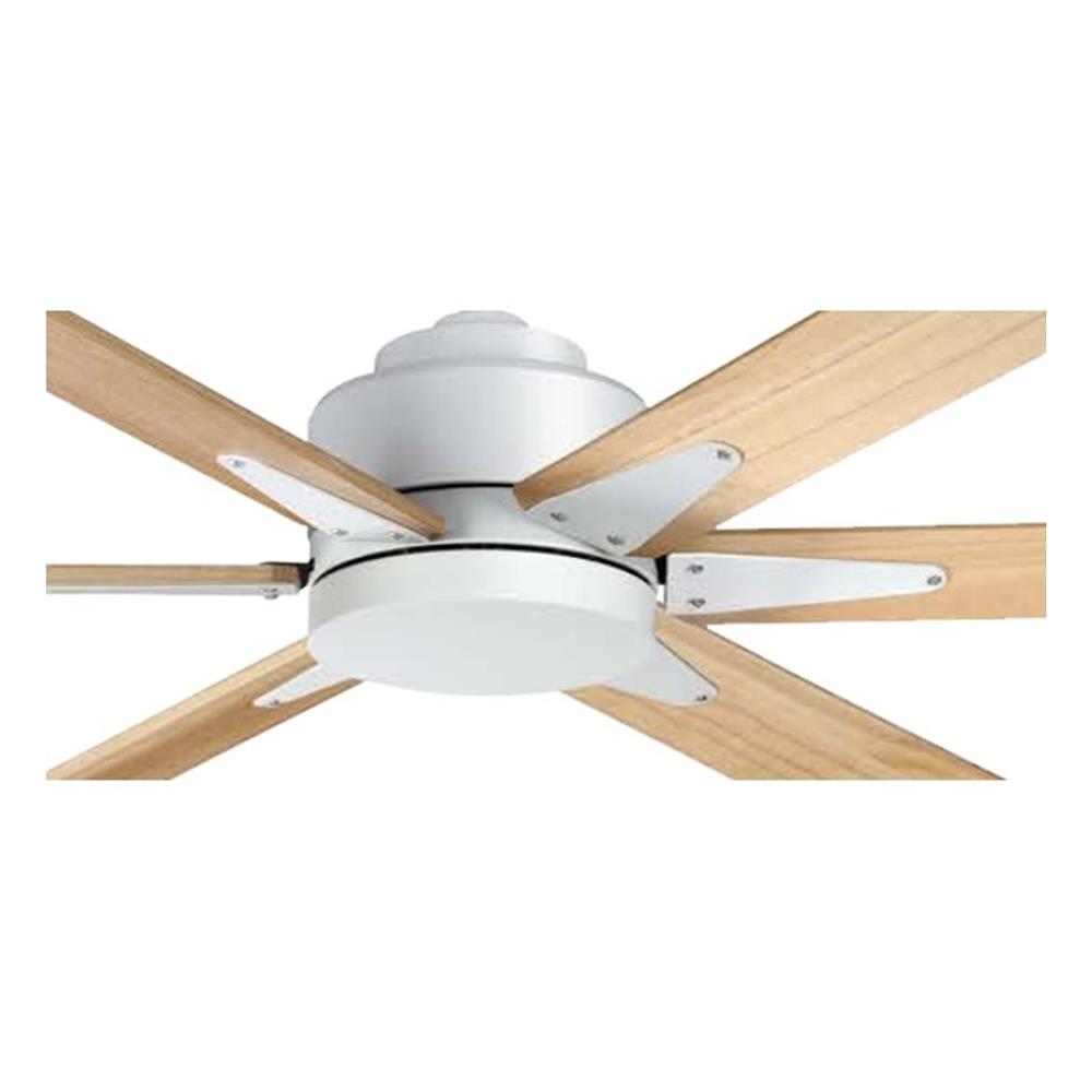 พัดลมไม่มีโคมไฟ MR.KEN 25-01905 84 นิ้ว สีขาว/น้ำตาล