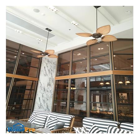 พัดลมไม่มีโคมไฟ MR.KEN 25-01295 53 นิ้ว สีน้ำตาล_3