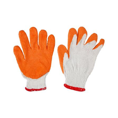 ถุงมือเคลือบยางพารา DEXZON สีส้ม (แพ็ก 1 โหล)_0