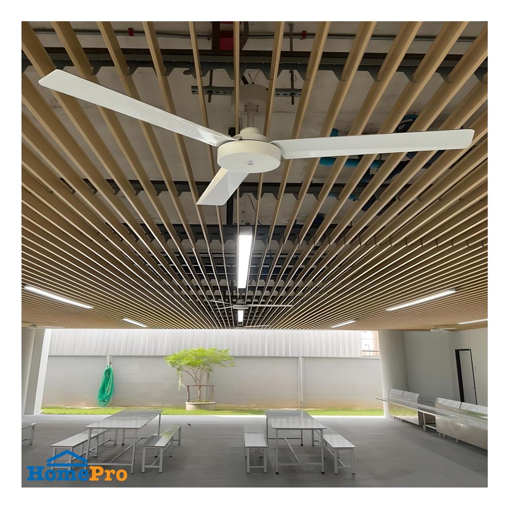 พัดลมไม่มีโคมไฟ MR.KEN 25-01897 52 นิ้ว สีขาว