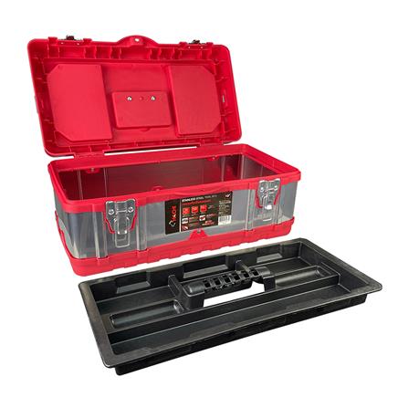 กล่องเครื่องมือสเตนเลส HACHI 19 นิ้ว สีแดง_1