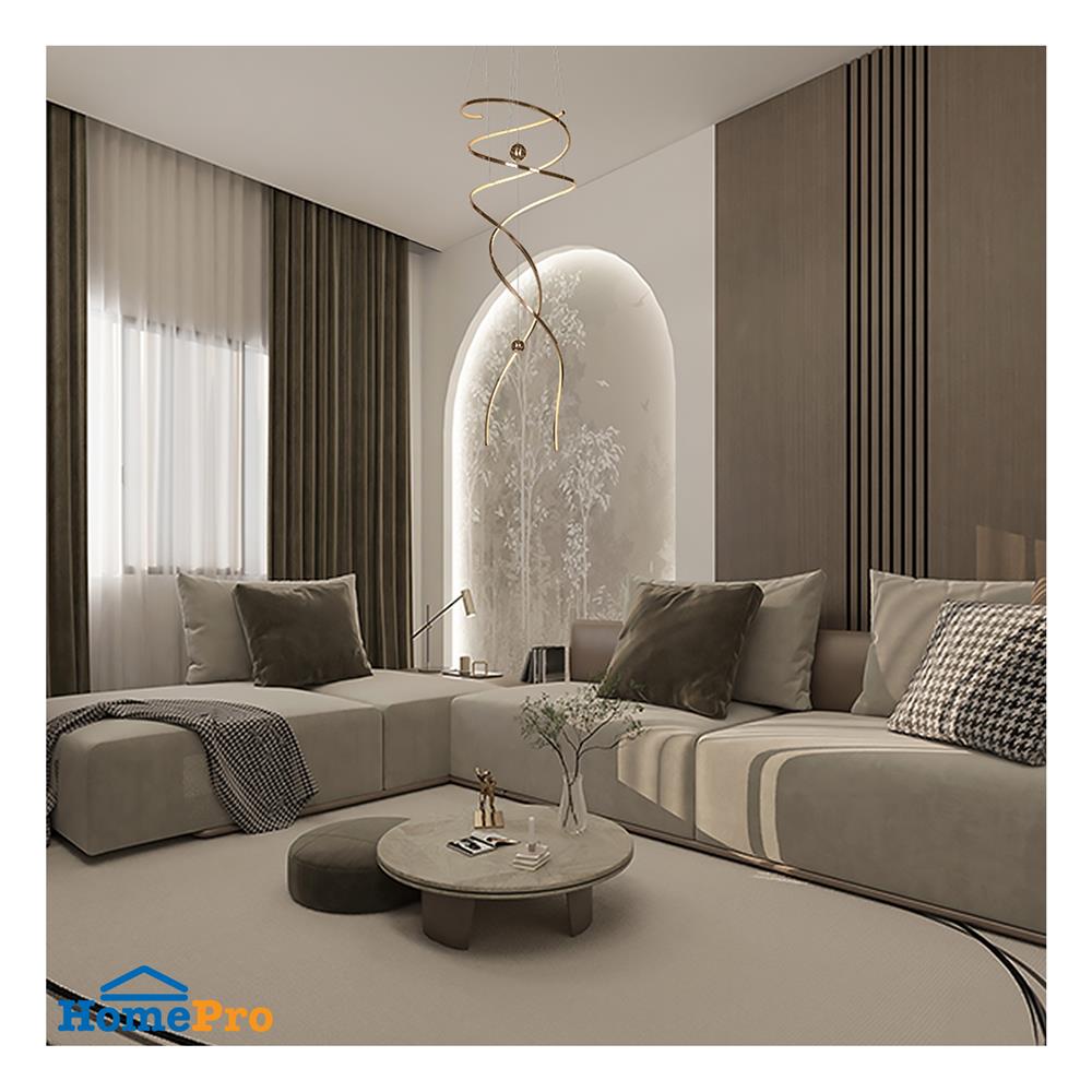 ไฟช่อ LED L&E 01-A0258 110 วัตต์ COOL WHITE สีโรสโกลด์ 1 หัว