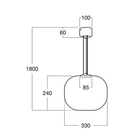 ไฟช่อ L&E 01-03124 สีขาว/ดำ 1 หัว_3