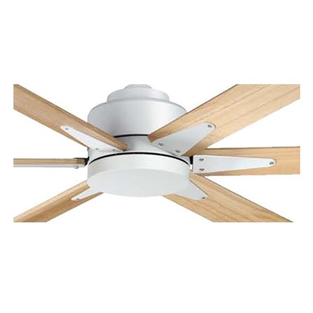 พัดลมไม่มีโคมไฟ MR.KEN 25-01901 72 นิ้ว สีขาว/น้ำตาล_1