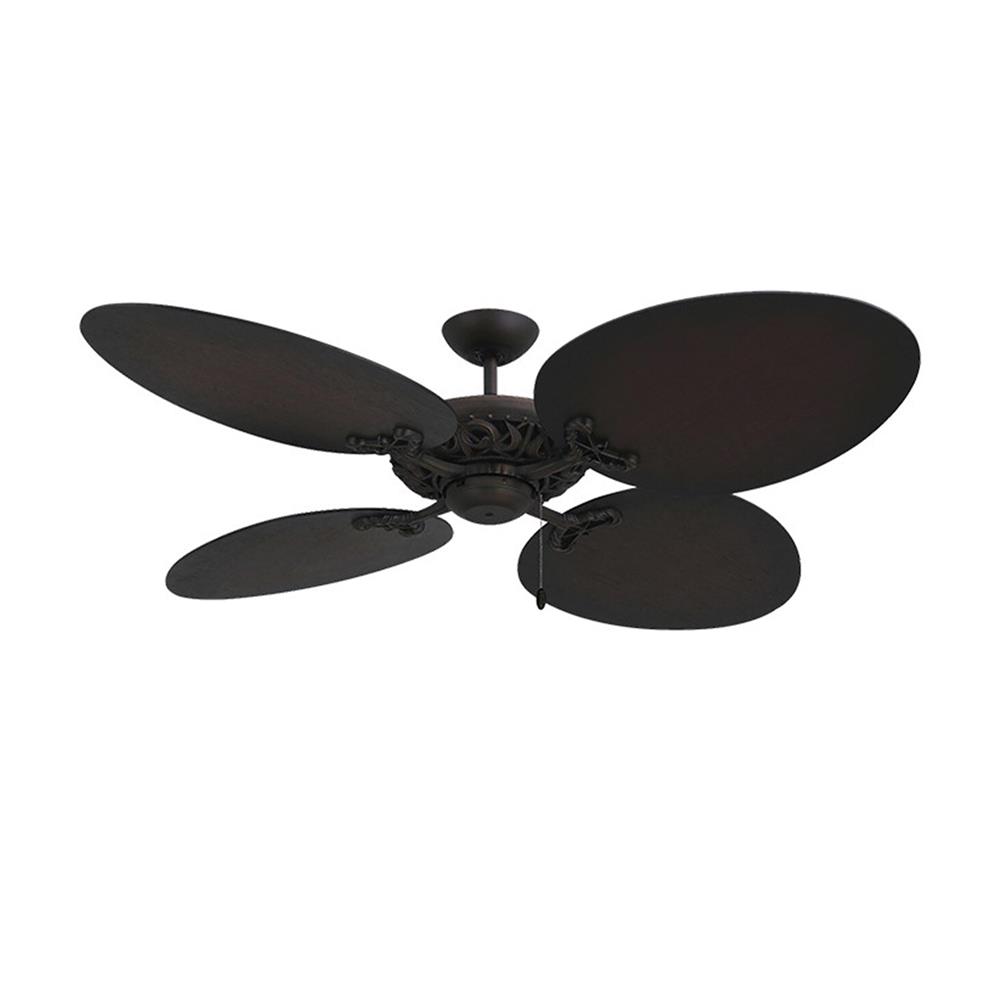 พัดลมไม่มีโคมไฟ MR.KEN 25-01297 54 นิ้ว สีน้ำตาลเข้ม