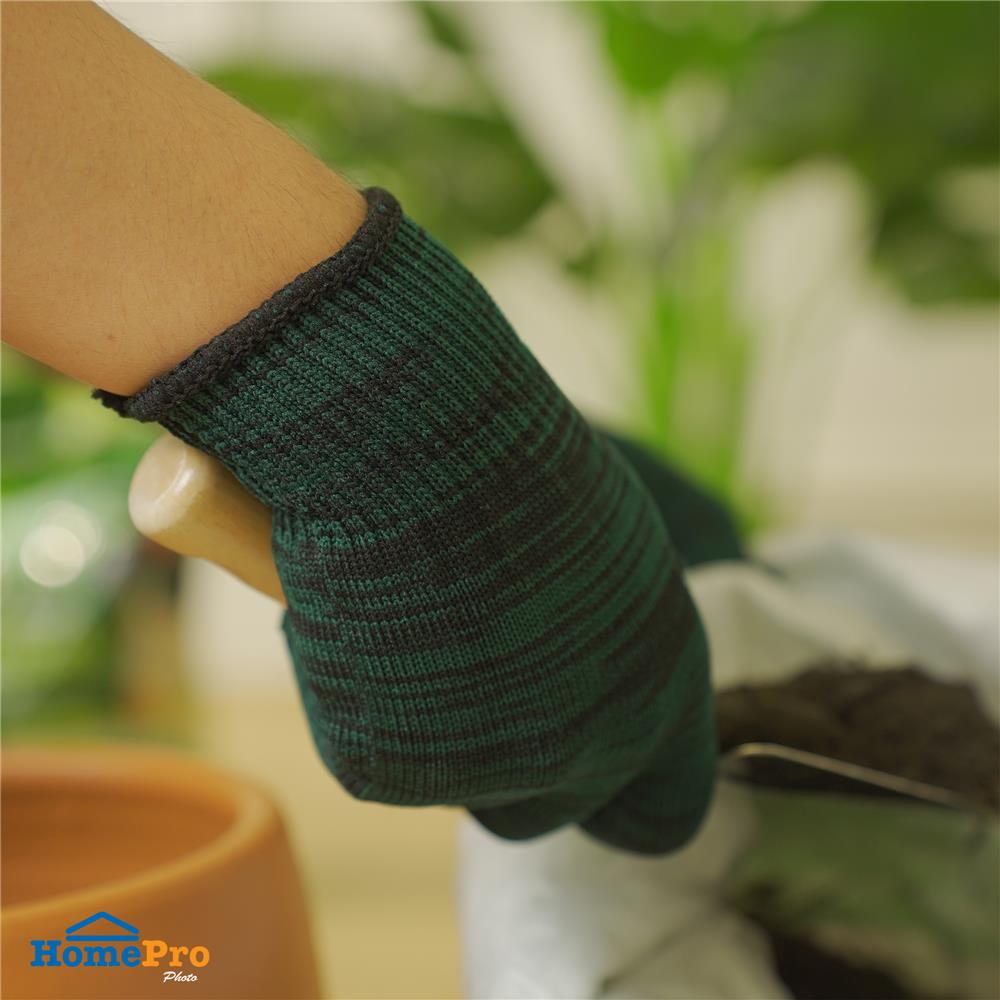 ถุงมือไนลอนทำสวน DEXZON FREE SIZE หลากสี (แพ็ก 1 โหล)