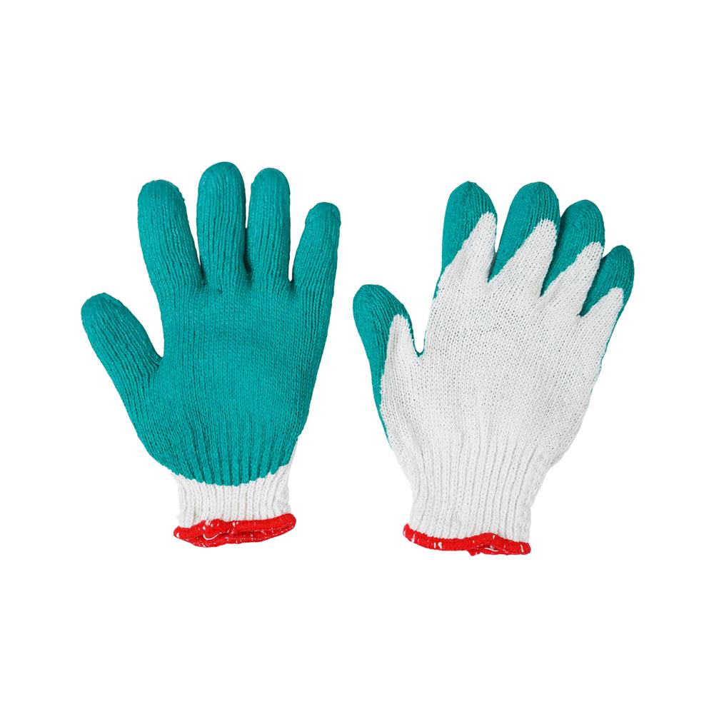 ถุงมือเคลือบยางพารา DEXZON สีเขียว (แพ็ก 1 คู่)