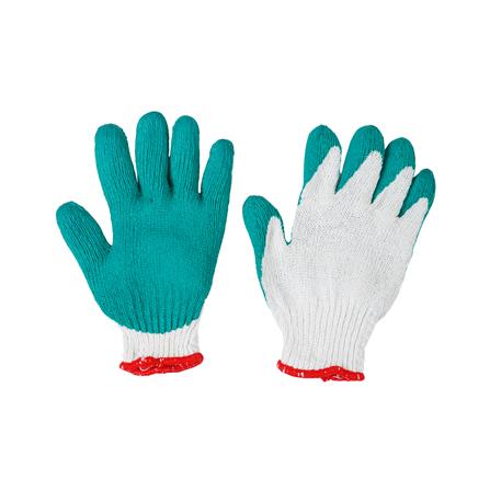 ถุงมือเคลือบยางพารา DEXZON สีเขียว (แพ็ก 1 คู่)_0