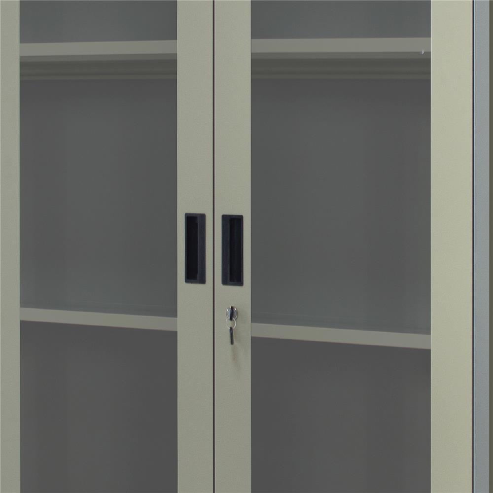 ตู้เหล็กบานเปิด WORKSCAPE ZDG-1886 สีเทา