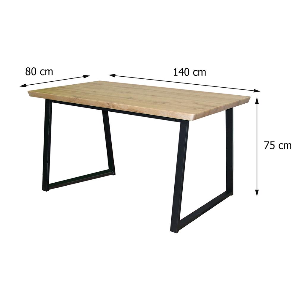 ชุดโต๊ะอาหาร 6 ที่นั่ง FURDINI ROCCO สีน้ำตาล