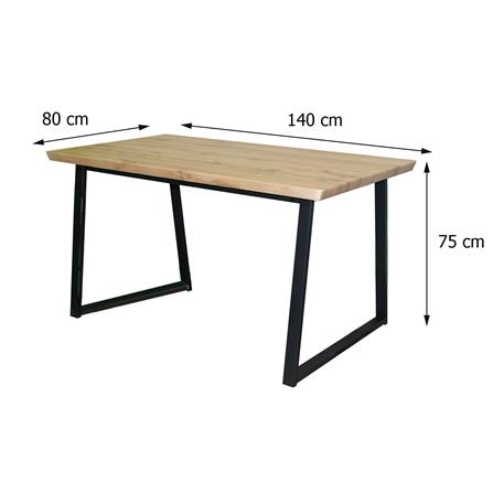 ชุดโต๊ะอาหาร 6 ที่นั่ง FURDINI ROCCO สีน้ำตาล_5