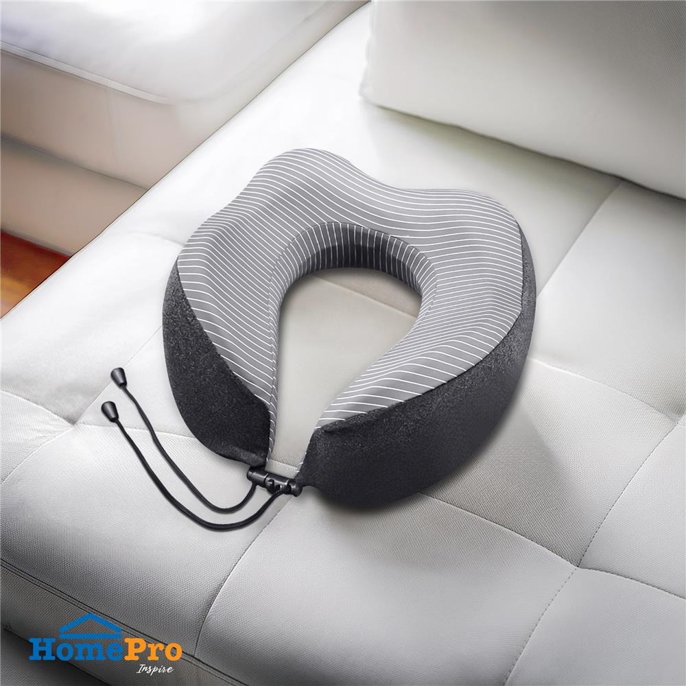 หมอนรองคอ HOME LIVING STYLE NOBU 10X11 นิ้ว สีเทา