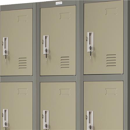 ตู้ล็อกเกอร์ 12 ประตู WORKSCAPE ZLK-6112LOCKER สีเทา_1