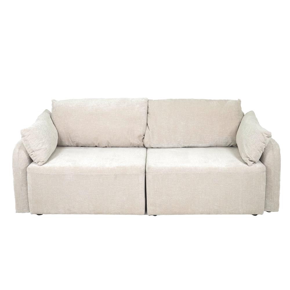 โซฟาเบด 3 ที่นั่ง BENETTA CREEMA สีน้ำตาลอ่อน