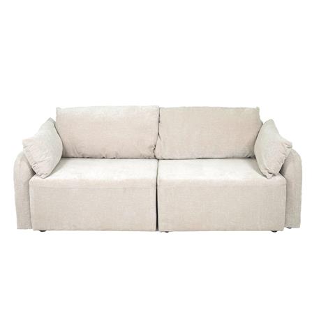 โซฟาเบด 3 ที่นั่ง BENETTA CREEMA สีน้ำตาลอ่อน_2