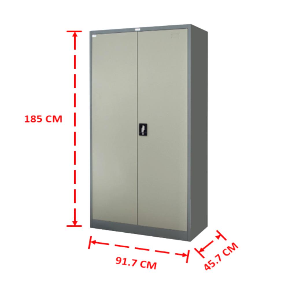 ตู้เหล็กบานเปิด WORKSCAPE ZSH-756 สีเทา