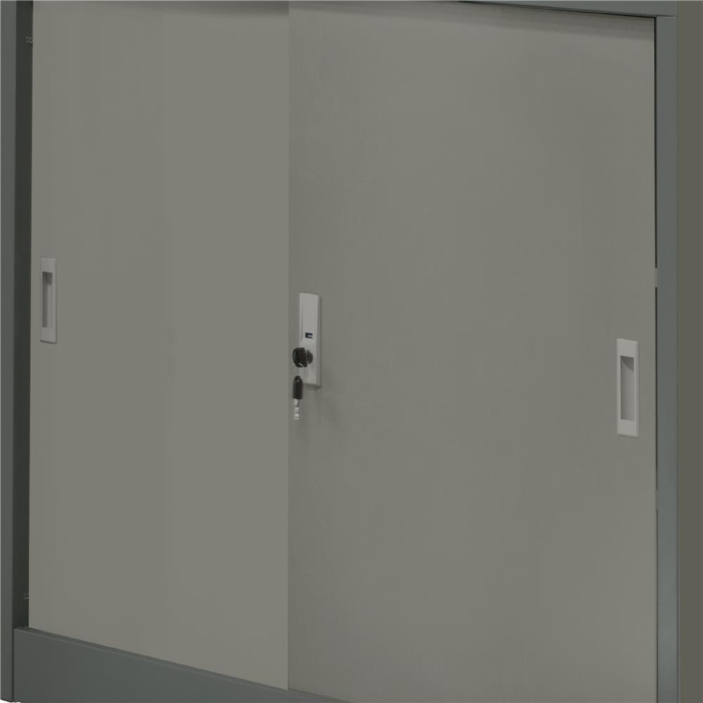 ตู้เหล็กบานเลื่อนทึบ WORKSCAPE ZDO-313 สีเทา