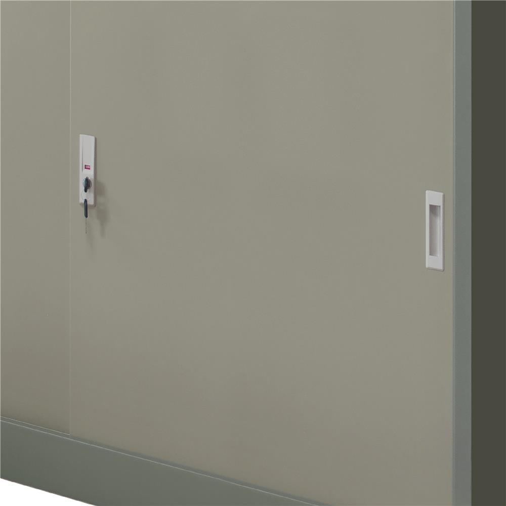 ตู้เหล็กบานเลื่อนทึบ WORKSCAPE ZDO-314 สีเทา