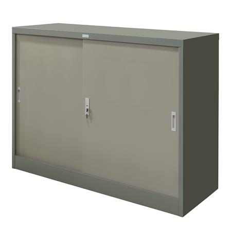 ตู้เหล็กบานเลื่อนทึบ WORKSCAPE ZDO-314 สีเทา_0