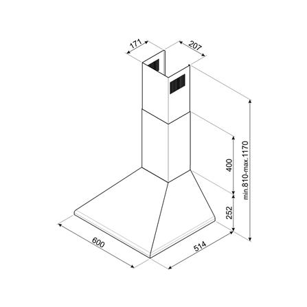 เครื่องดูดควันกระโจม SMEG KSED65PE 60 ซม._2