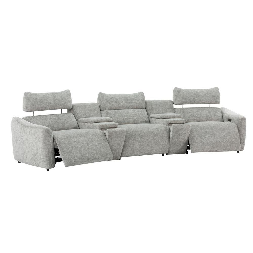 เก้าอี้ปรับนอนไฟฟ้า 3 ที่นั่ง BENETTA SERENADE สีเทา