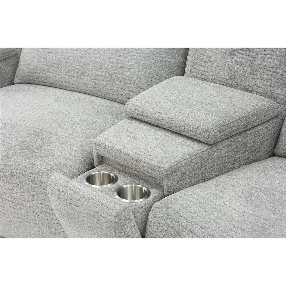 เก้าอี้ปรับนอนไฟฟ้า 3 ที่นั่ง BENETTA SERENADE สีเทา