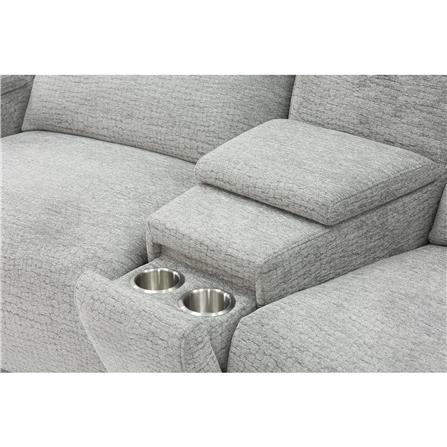 เก้าอี้ปรับนอนไฟฟ้า 3 ที่นั่ง BENETTA SERENADE สีเทา_5